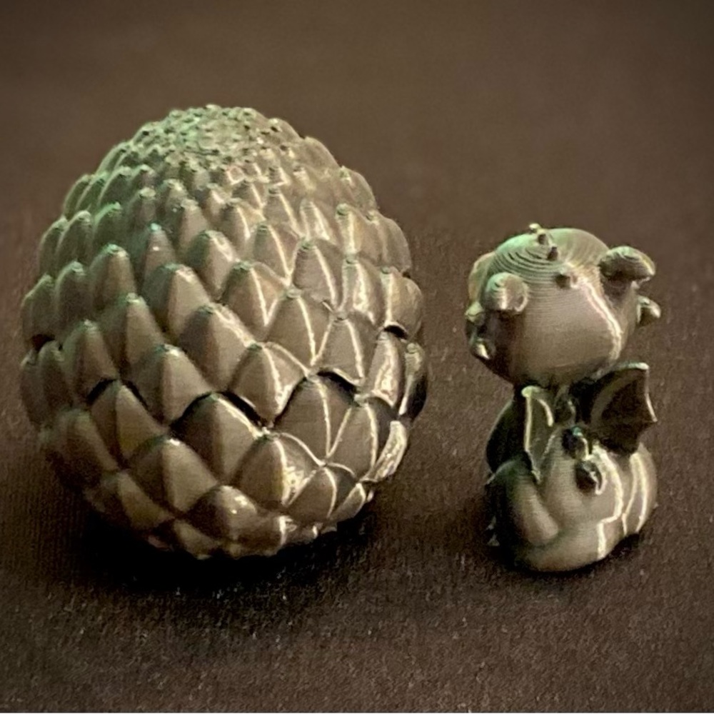 Metallic Dragon Egg and Baby Dragon Toy Set Is Dramatic and Special - Choose One - Picture 6 of 11